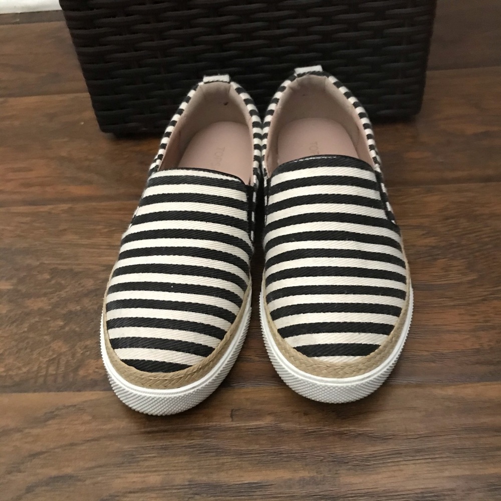 Topshop espadrille style slip on size 5